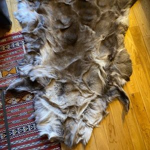 Elk decorative rug